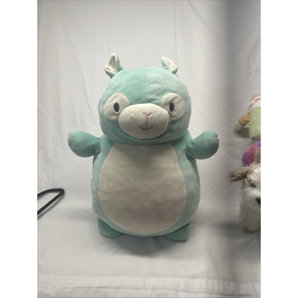 Squishmallow Large 18" PIERRE the Teal‎ Green Alpaca Llama Hug Mees Plush Toy